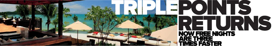 Club Carlson Triple Points Returns