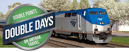 Amtrak Double Days Double Points Promotion