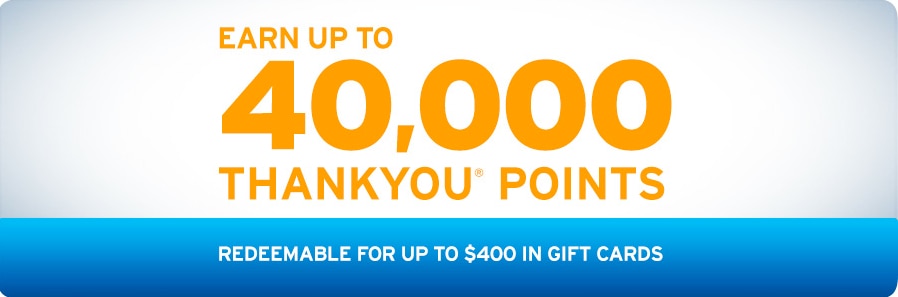 40,000 Thank You Points Offer