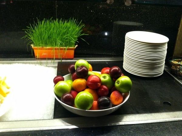 Fairmont Chateau Laurier Breakfast Buffet Apples and Plums