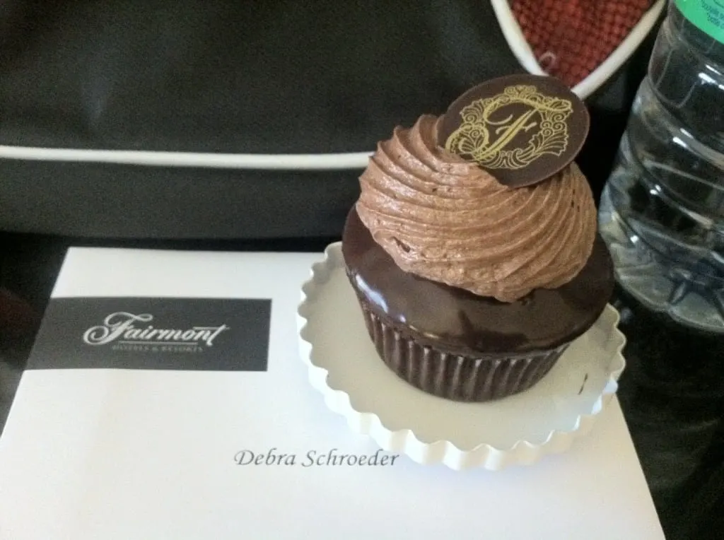 Fairmont Chateau Laurier Sweet vs Spicy Chocolate Cupcake