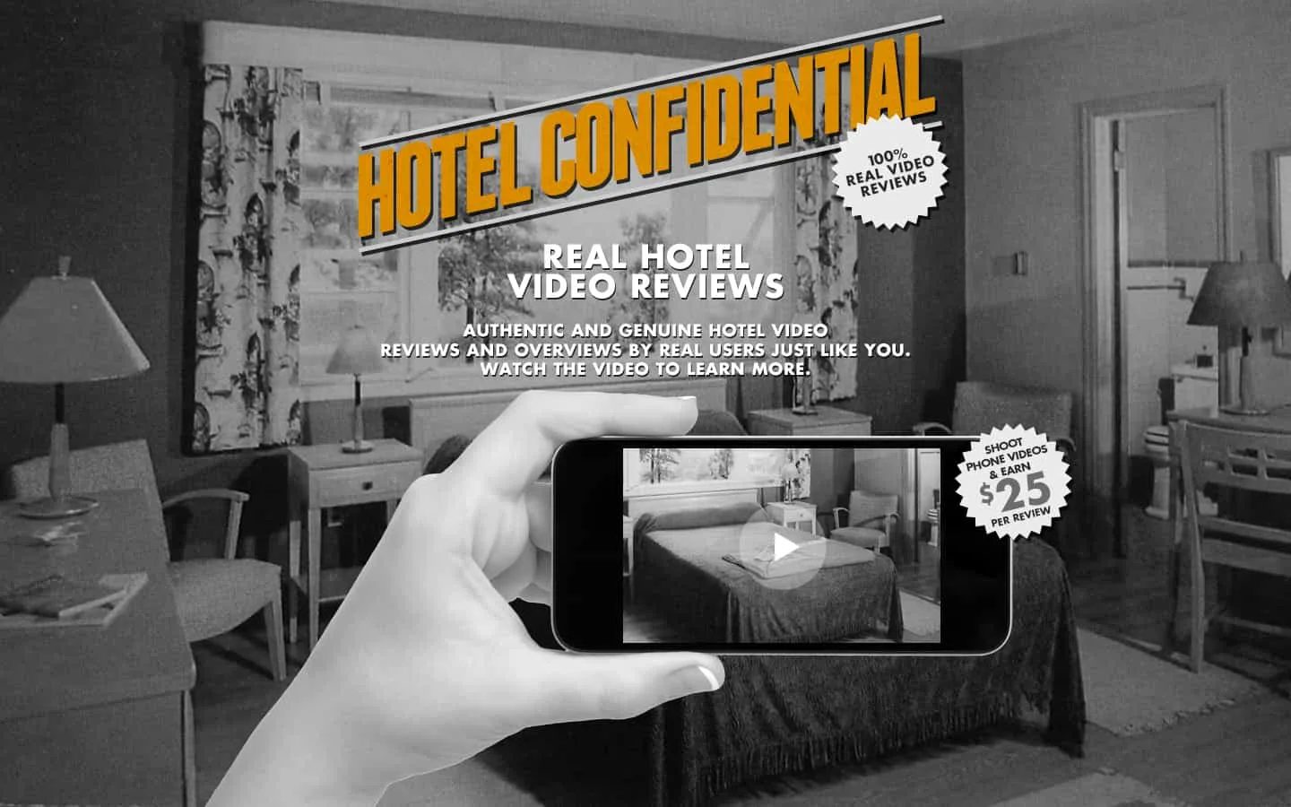 HotelConfidential, make $25 in 6 minutes