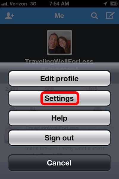 How to turn on Twitter notification iPhone