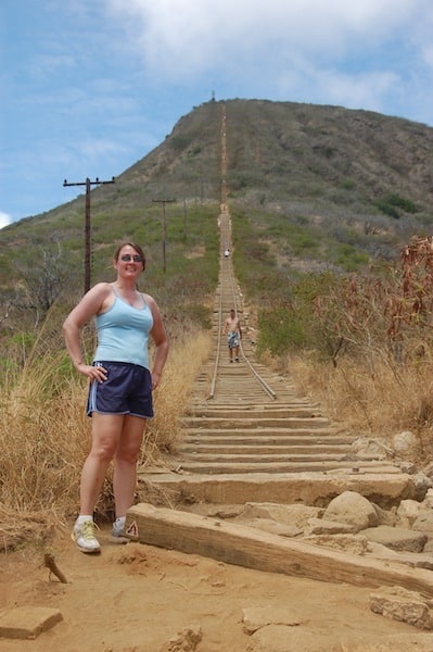 I hiked Koko Head Crater and lived, koko head trail, Oahu, Hawaii, hiking, Traveling Well For Less