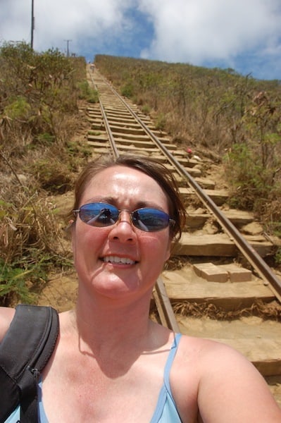 I hiked Koko Head Crater and lived, koko head trail, Oahu, Hawaii, hiking, Traveling Well For Less