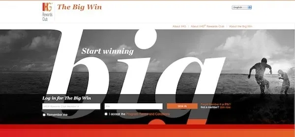 IHG Rewards Big Win Registration Open Traveling Well For Less