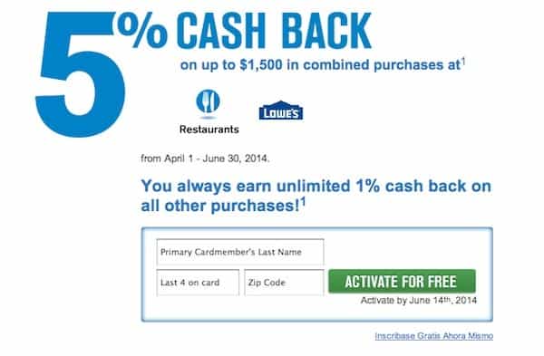 id You Activate Your Chase Freedom 5 percent Cash Back Bonus? Traveling Well For Less