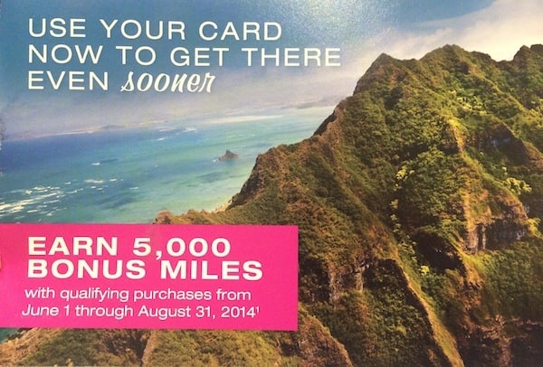 5,000 Bonus Hawaiian Airlines Miles (Targeted) Traveling Well For Less