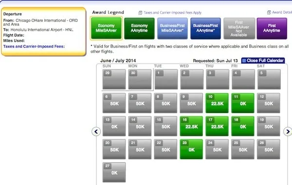 Using American Airlines Miles to Hawaii This Summer Chicago to Honolulu coach Traveling Well For Less