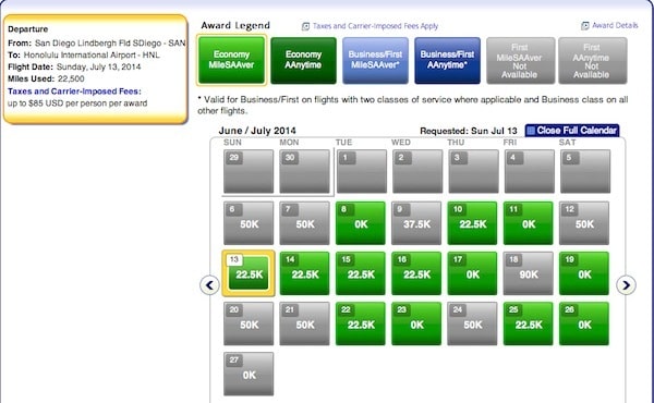 Using American Airlines Miles to Hawaii This Summer San Diego to Honolulu Coach Traveling Well For Less