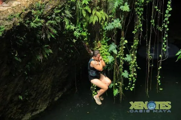 Kaak Xenotes cliff jumping Traveling Well For Less