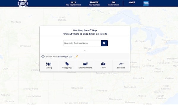 Shop Small Map Small Business Saturday Traveling Well For Less