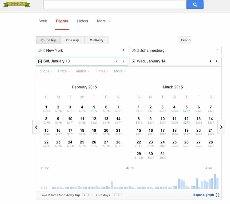 Google flights is faster Traveling Well For Less