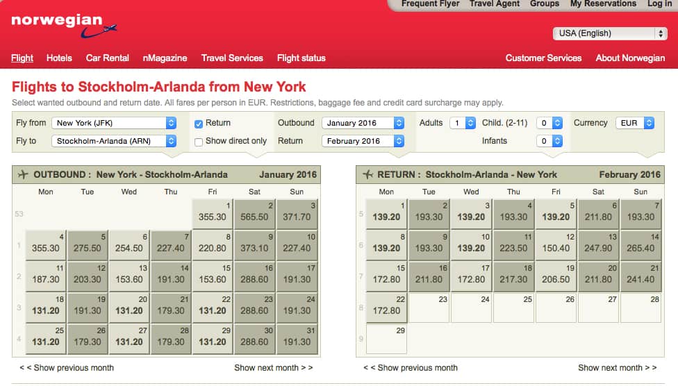 $285 round-trip to Stockholm Traveling Well For Less