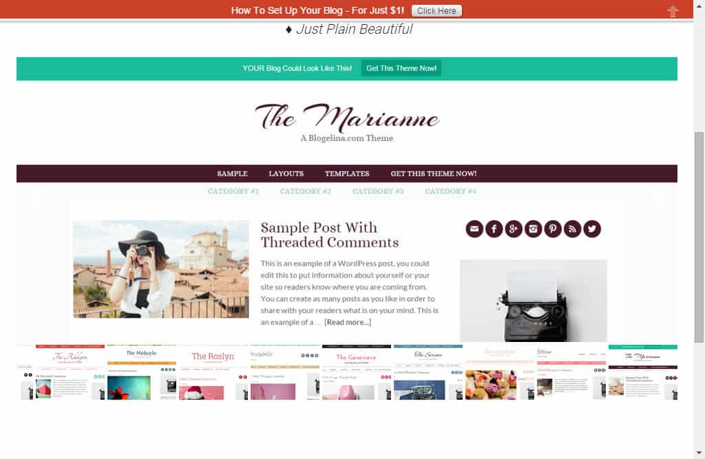 Blogelina themes Traveling Well For Less