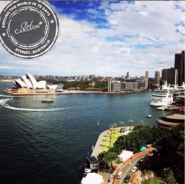 Around the World in 75 Days Club Carlson 75000 Points