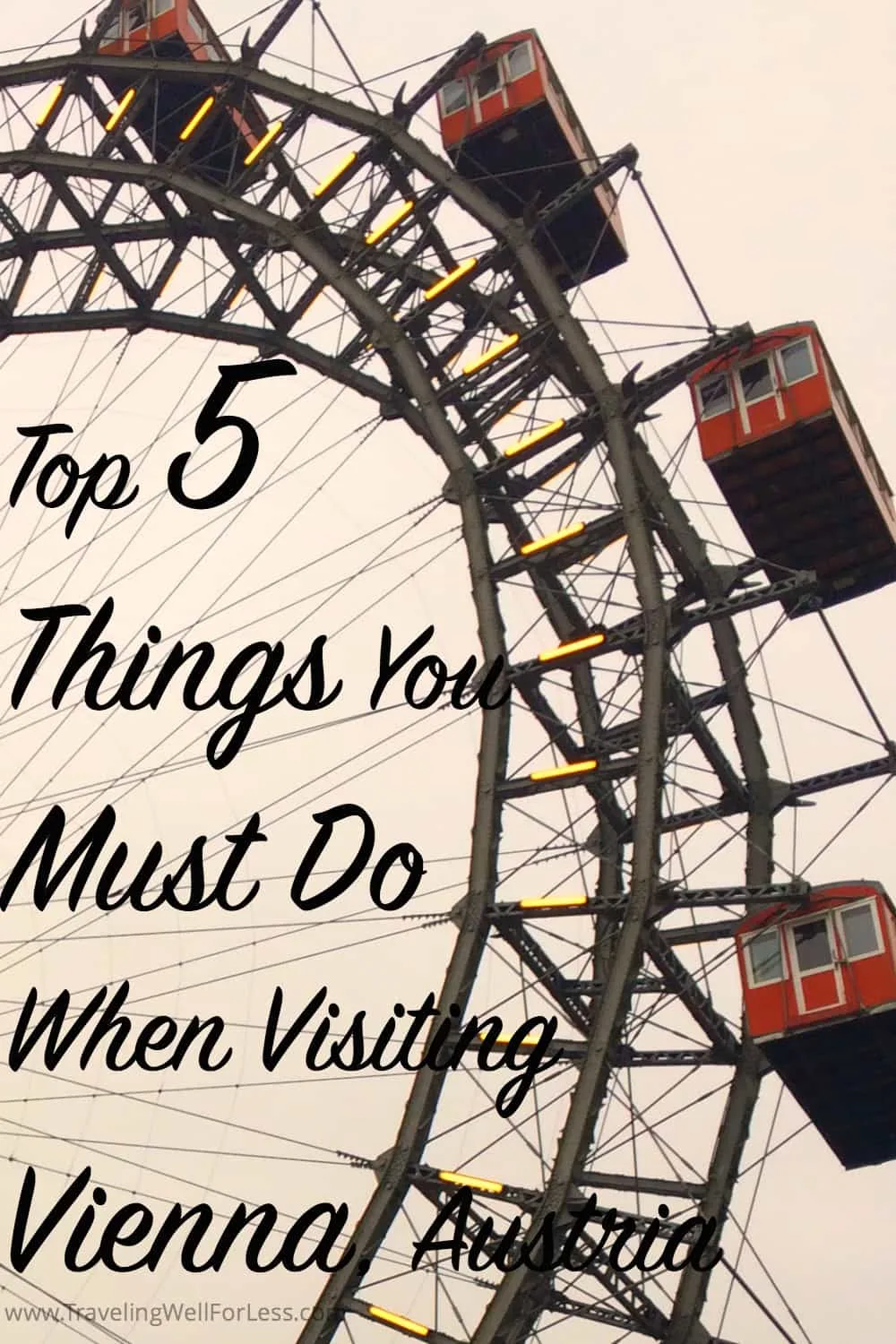 With so much to see and do, there are many top things to do in Vienna.  But we've summed up the top 5 things you should do when you visit Vienna, Austria. | https://www.travelingwellforless.com #thingstodovienna #vienna #austria 