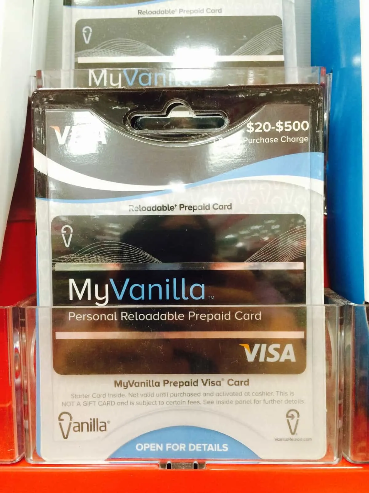 My Vanilla Debit prepaid card