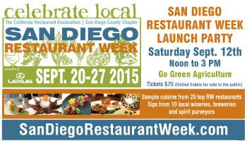 San Diego Restaurant Week Launch Party