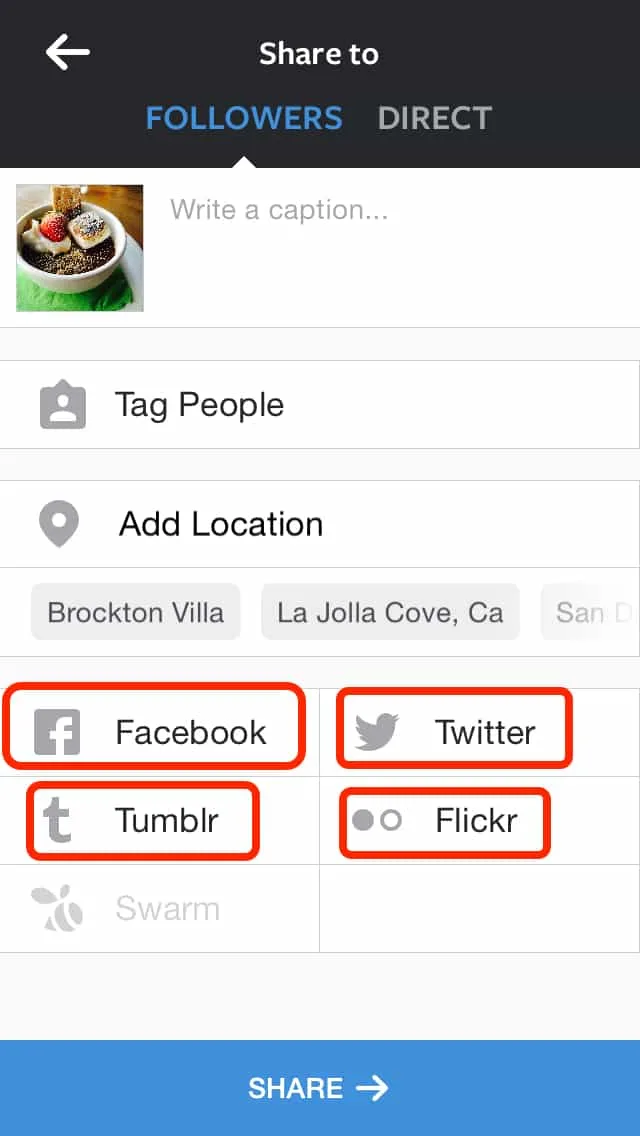 Instagram, IFTTT, share Instagram to Facebook, Share Instagram to Twitter, Share Instagram to Flickr