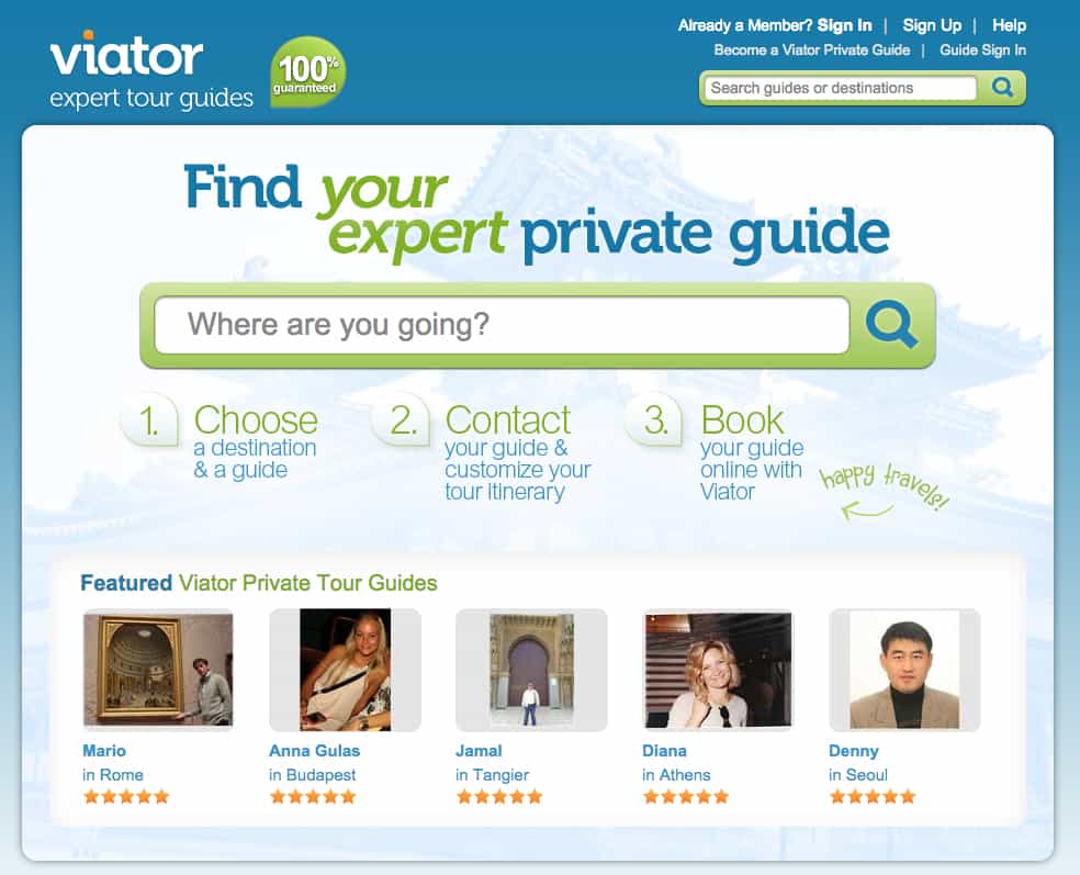 Viator tour guide, make money traveling, Traveling Well For Less