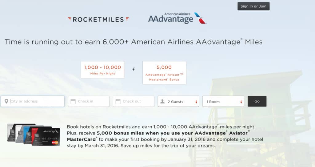 6,000 American Airlines miles, Rocketmiles, Traveling Well For Less