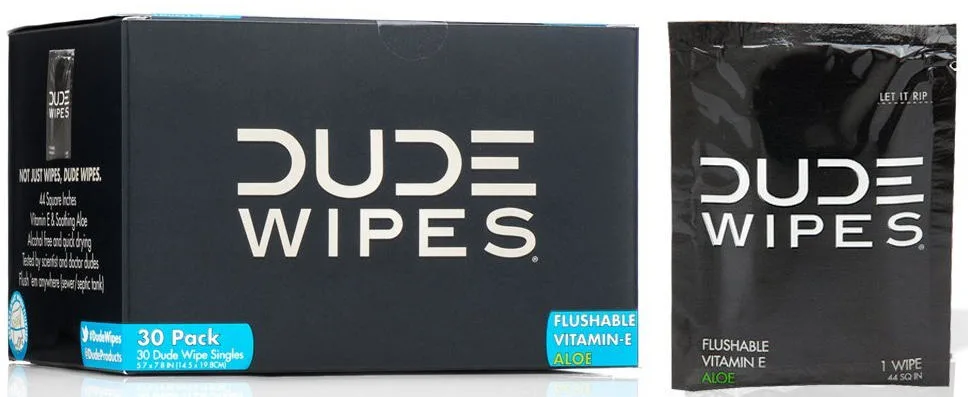 dude wipes, disposable wipes, travel gifts, 25 travel gifts for $25 or less, Traveling Well For Less