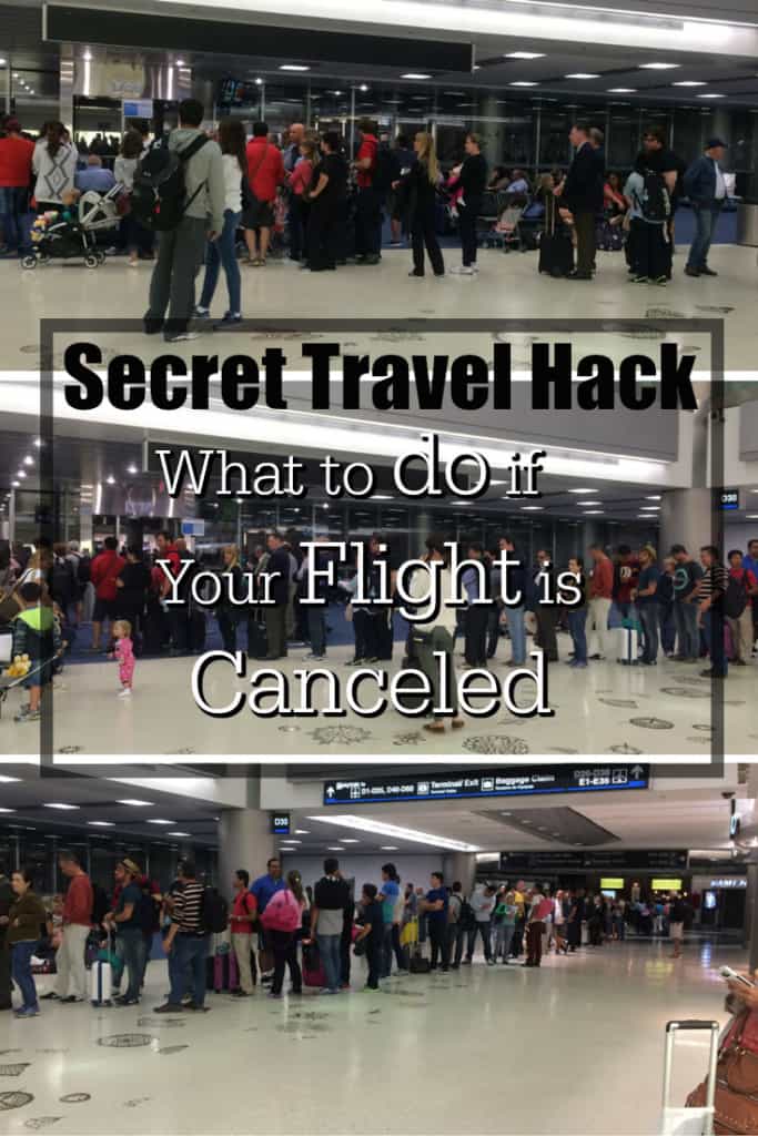 secret travel hack: what to do if your flight is canceled, frequent flyer trick to get rebooked on another flight when your flight is canceled, Traveling Well For Less