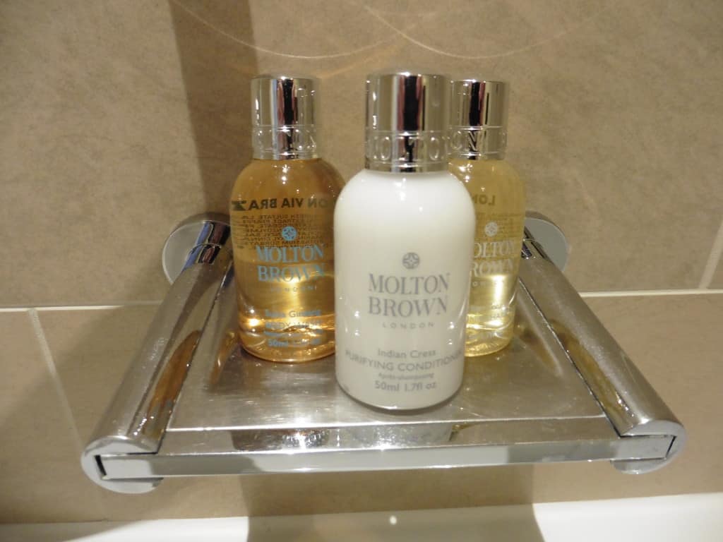 Molton Brown toiletries in the Saatchi Suite, Hyatt Regency London - The Churchill, Traveling Well For Less