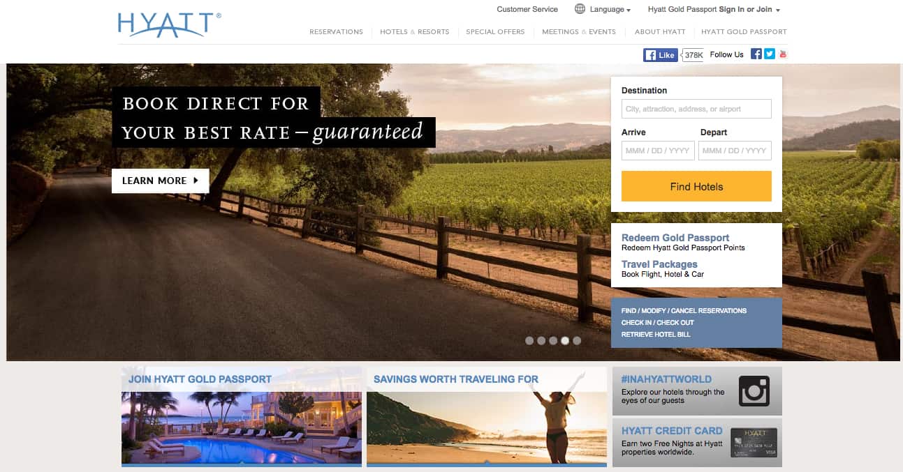 Up to 10 Discount at Hyatt Hotels