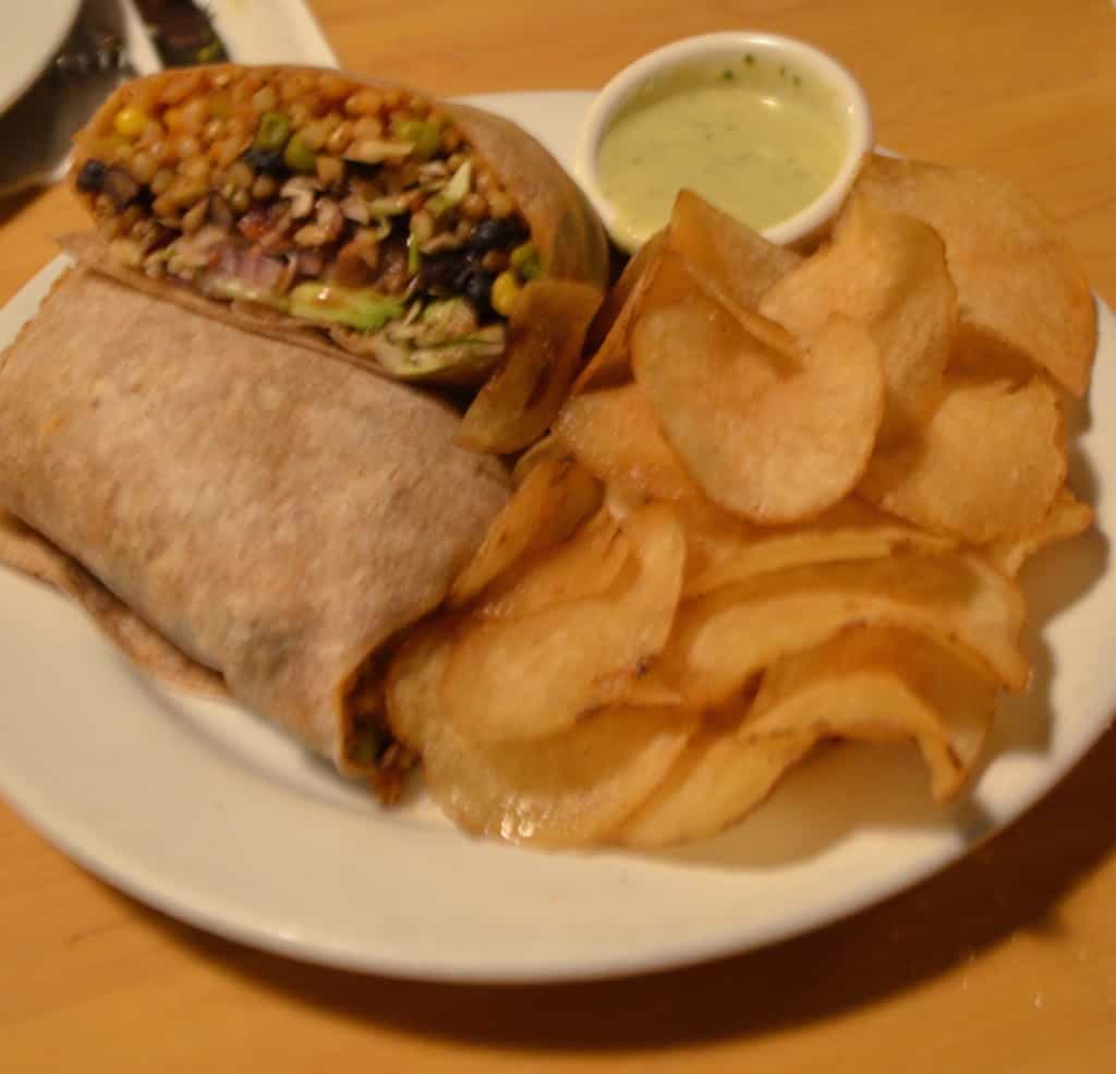 Spanish Sorghum Wrap at Hugo's Restaurant, Traveling Well For Less