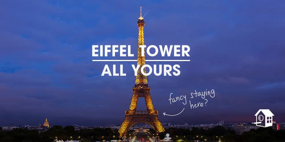 Win a 4 night trip to Paris that includes spending the night in the Eiffel Tower Apartment. TravelingWellForLess.com