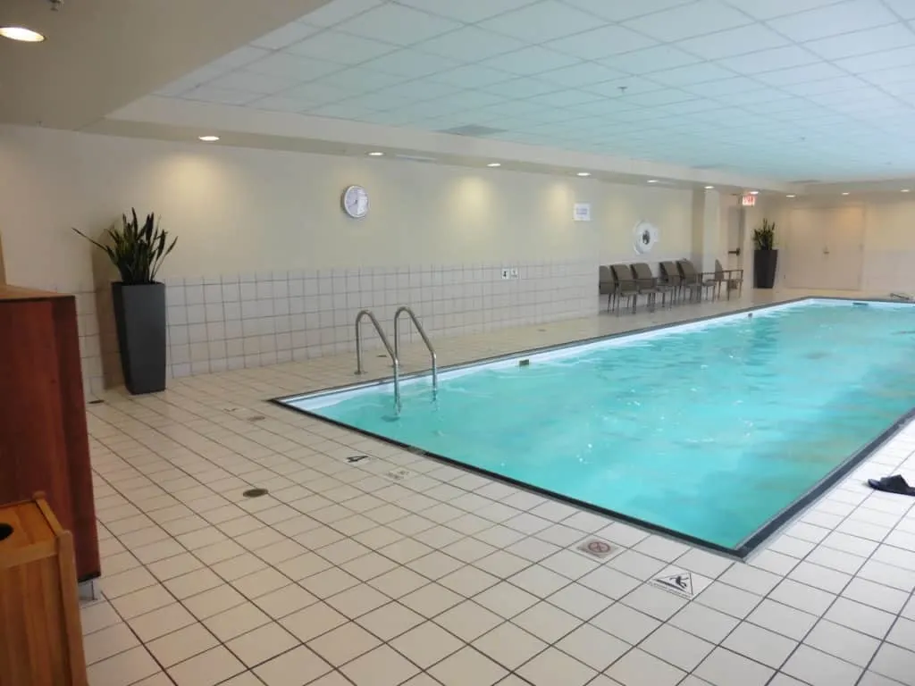The Hyatt Regency McCormick has a two-lane indoor heated pool. TravelingWellForLess.com