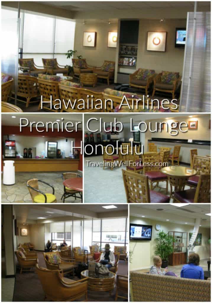 The Hawaiian Airlines Premier Club Lounge in Honolulu is only open to members. Traveling Well For Less