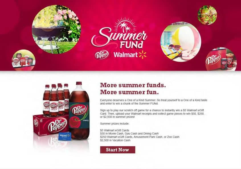 Win up to $2,500 with the Dr Pepper #SummerFUNd contest