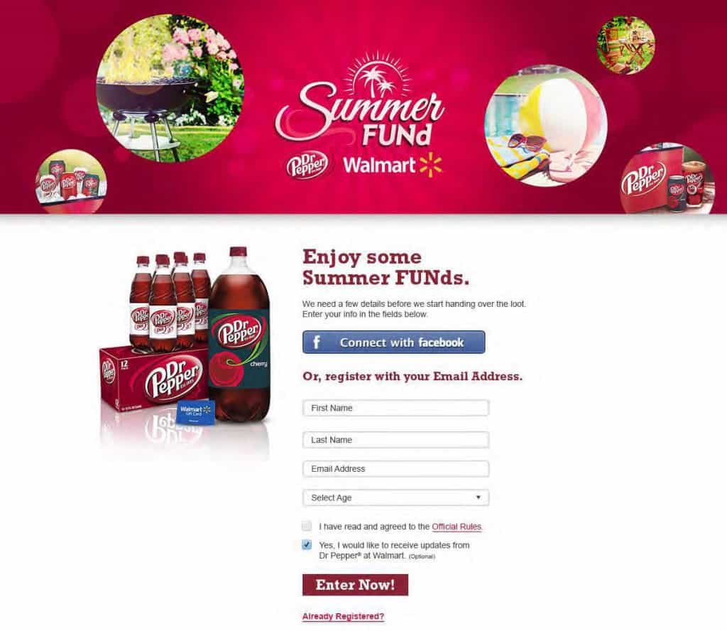 Sign up for Summer FUNd from Dr Pepper® and win $5, $50, $250, or $2,500. TravelingWellForLess.com