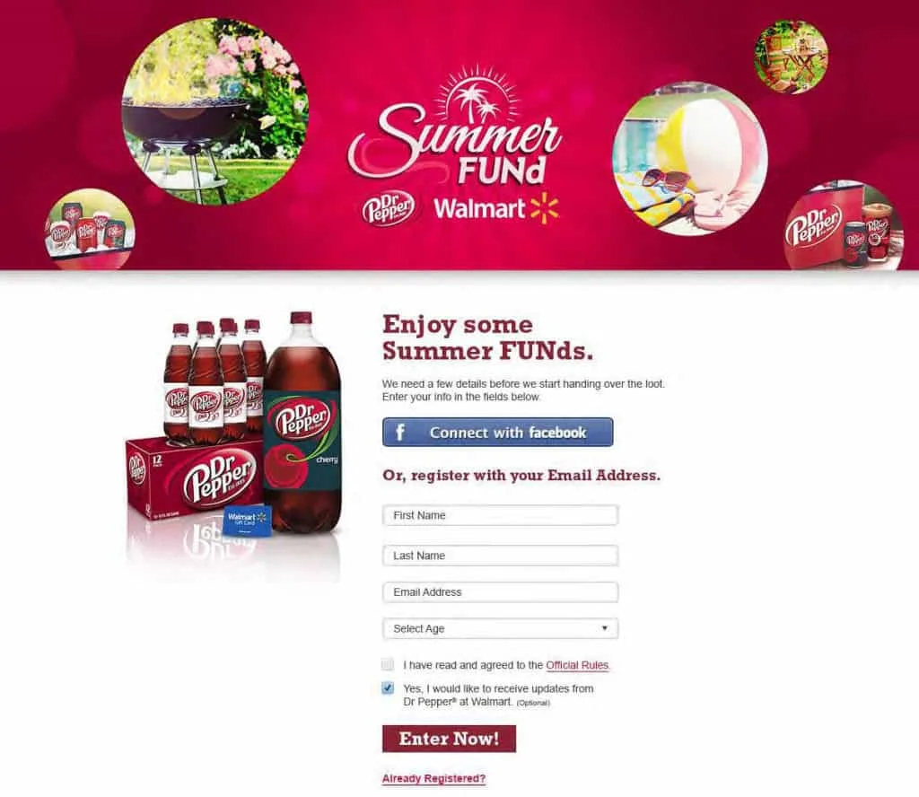 Sign up for Summer FUNd from Dr Pepper® and win $5, $50, $250, or $2,500. TravelingWellForLess.com