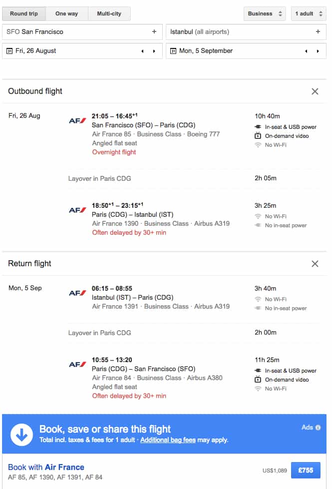 cheap Business Class flights to Europe through 2017. Traveling Well For Less