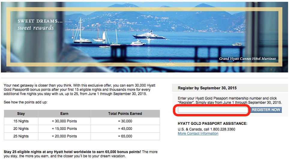 Register for Hyatt summer promotion Traveling Well For Less