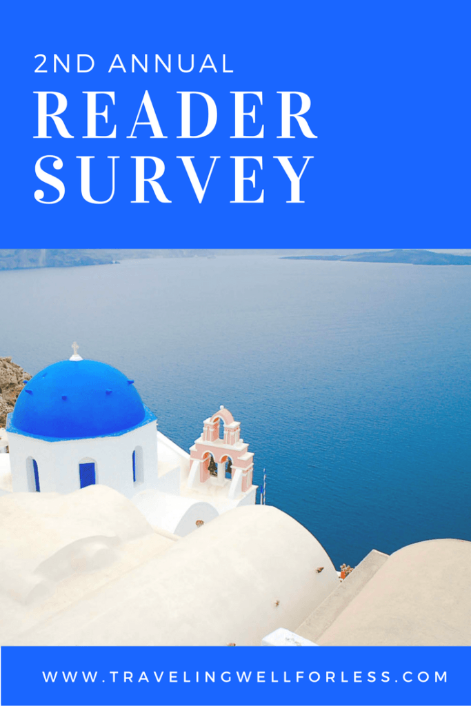 Take our 2nd annual reader survey and get a chance to win $100. Click this pin for details 