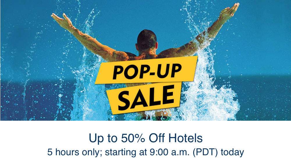 5 Hours Only: Save up to 50% Off Hotels