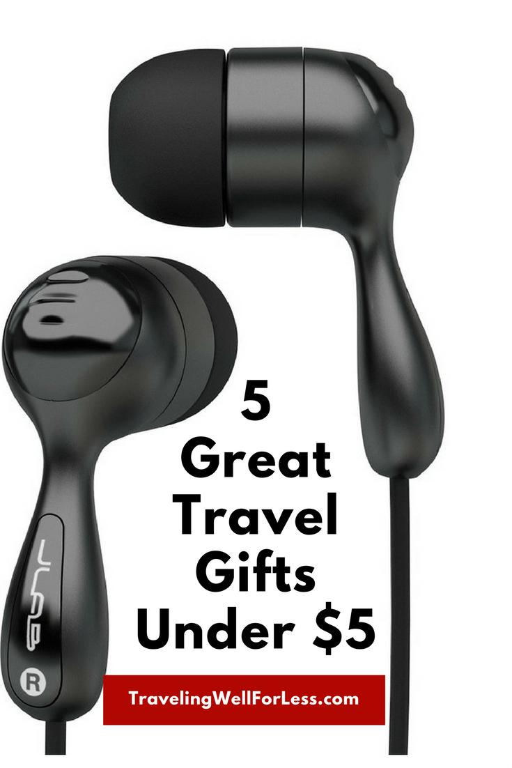 Looking for inexpensive gifts for stocking stuffers, teacher's gifts, and holiday gift swaps, gift exchanges? Here are 5 great travel gifts under $5. https://www.travelingwellforless.com