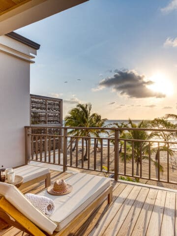 beachfront loft on tropical island, itzana resort belize