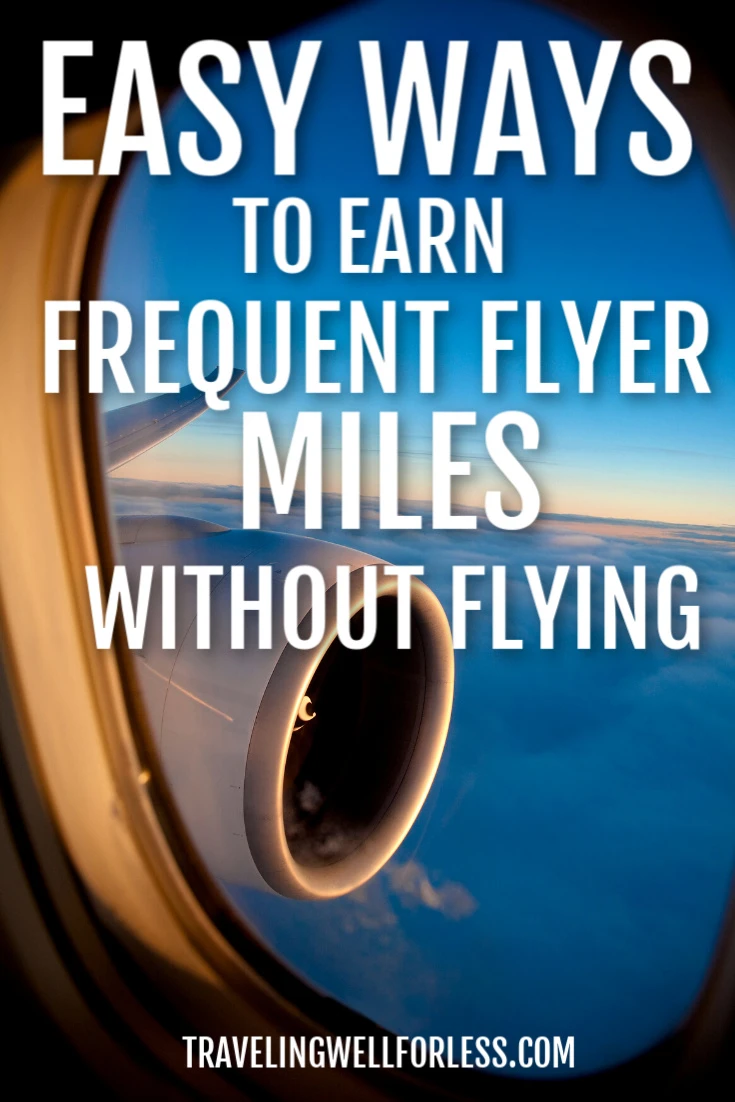 view through plane window 7 easy ways to earn frequent flyer miles without flying