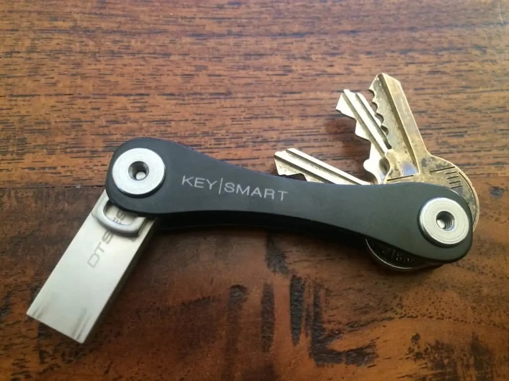 Attach your USB drive to your KeySmart. Is KeySmart your compact travel key holder solution? Travel expert Debra Schroeder's KeySmart review. on Traveling Well For Less