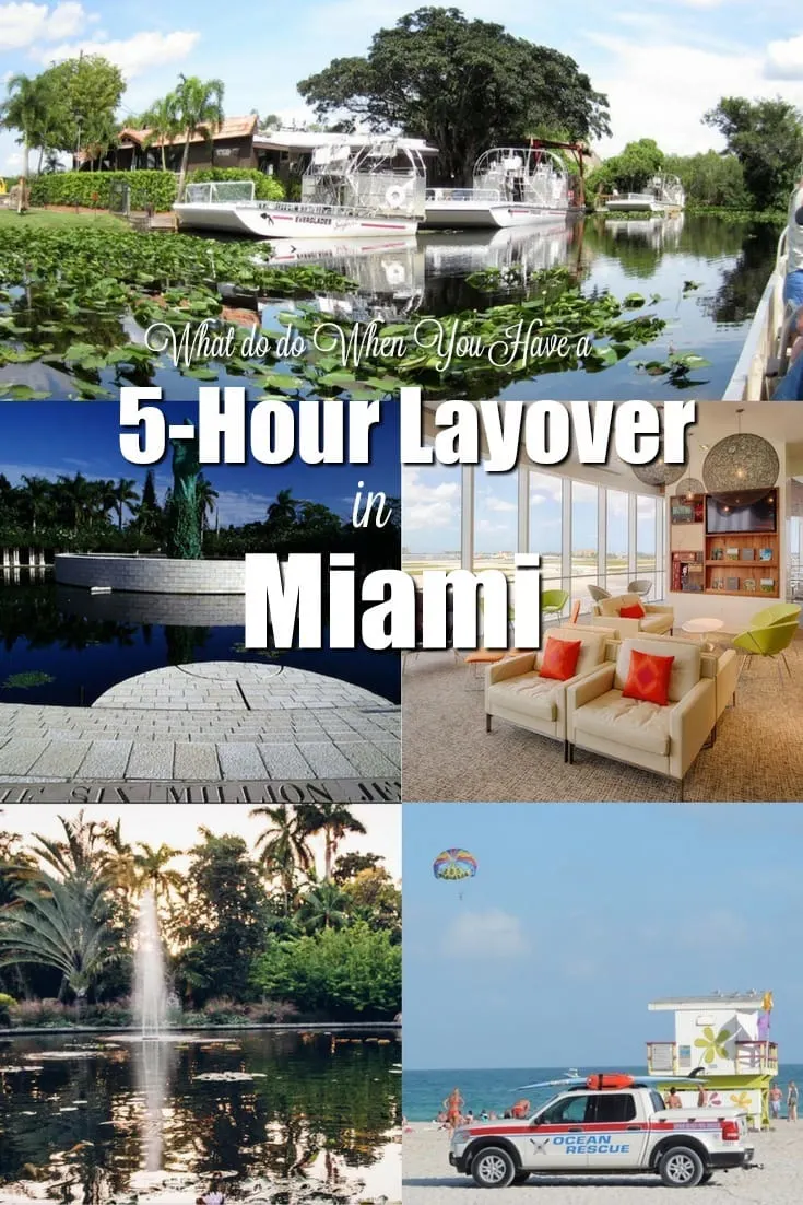 Got a stop in Miami? Here's how to make the most of your layover. Even if you only have 5 hours in Miami. | what to do in Miami | what to do on a 5-hour layover in Miami | travel hacks | TravelingWellForLess.com