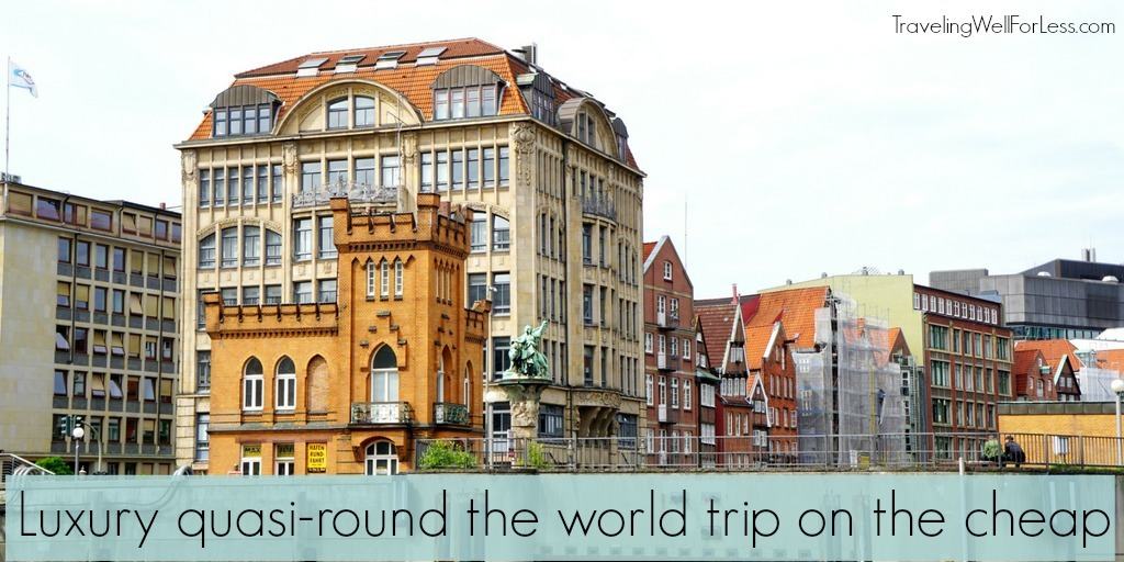 My longest solo trip was a quasi-round the world 19-day trip. This luxury trip would have cost over $33,200. But by using miles and points, I paid a fraction of that price. | travel hacks | miles and points | TravelingWellForLess.com