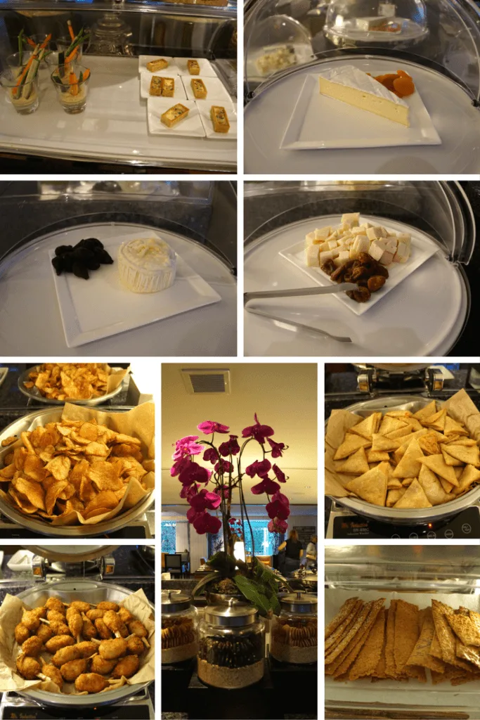 Free evening appetizers in the executive lounge at the JW Marriott LA Live. https://www.travelingwellforless.com