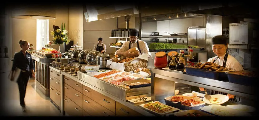 As a Hilton Gold member you get free breakfast at all Hilton Hotels.