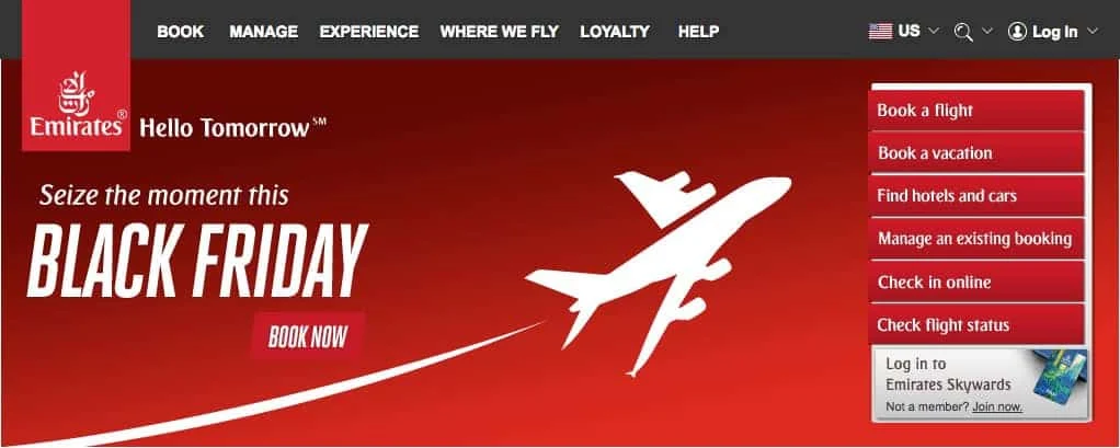 Black friday airline deals deals